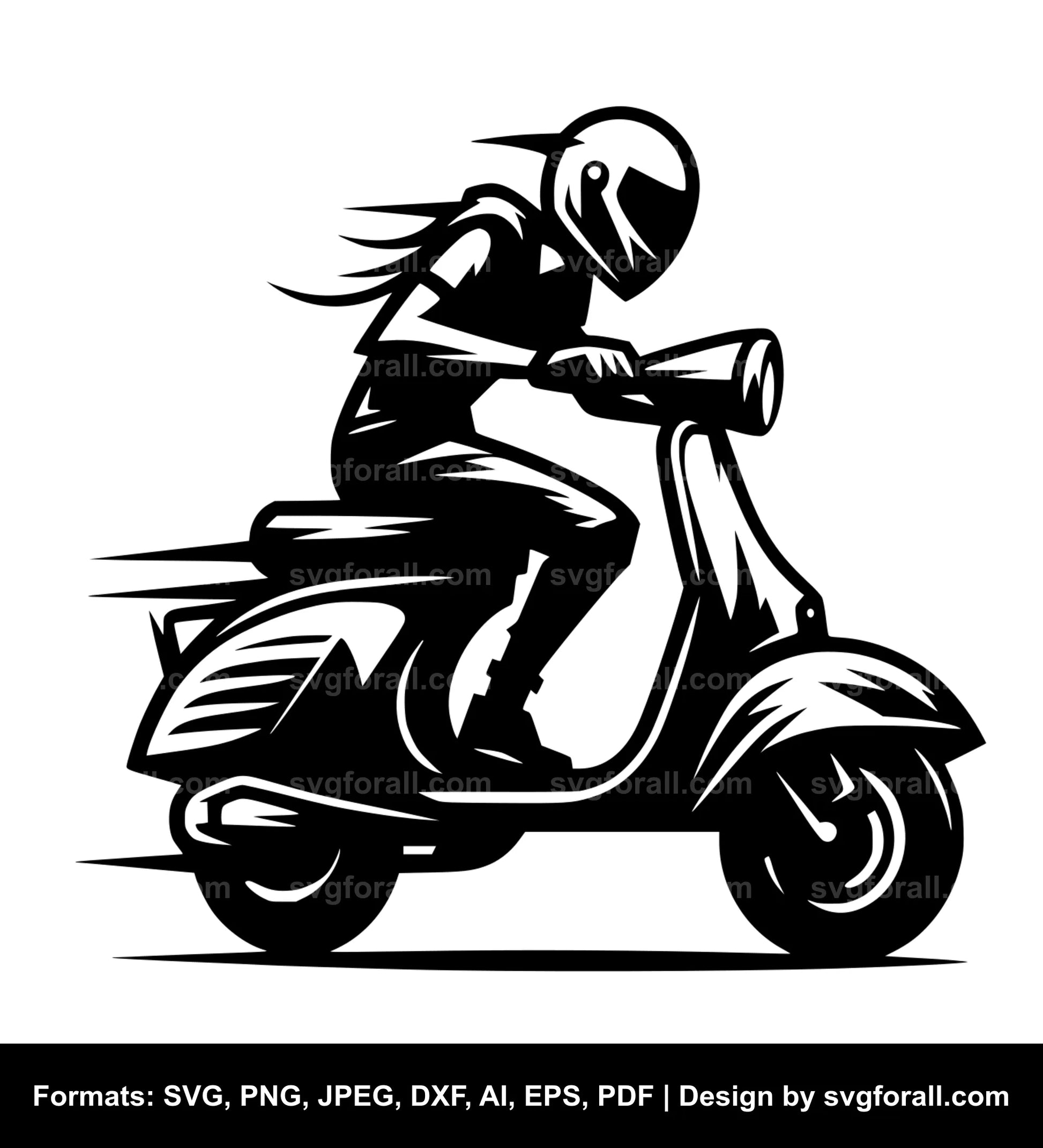 Scooter SVG Vector