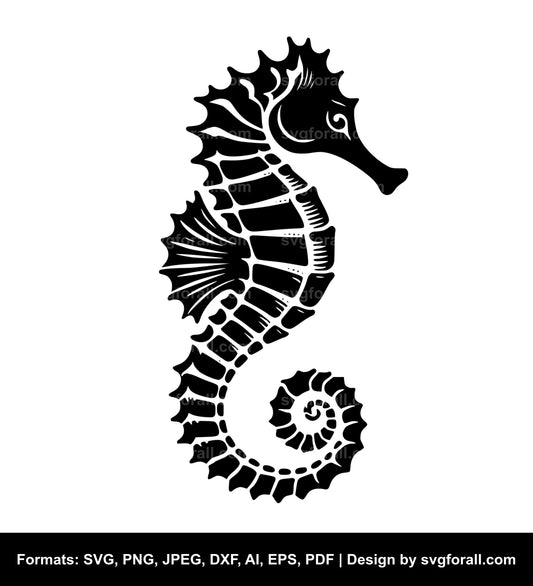 Seahorse Clipart SVG