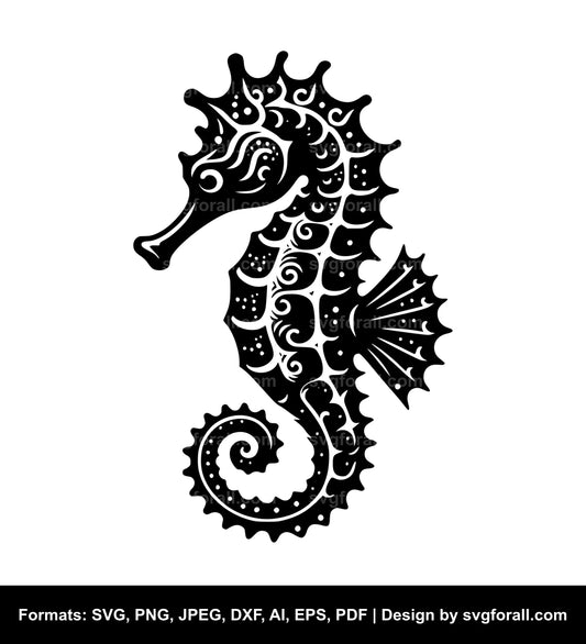 Seahorse Cricut SVG