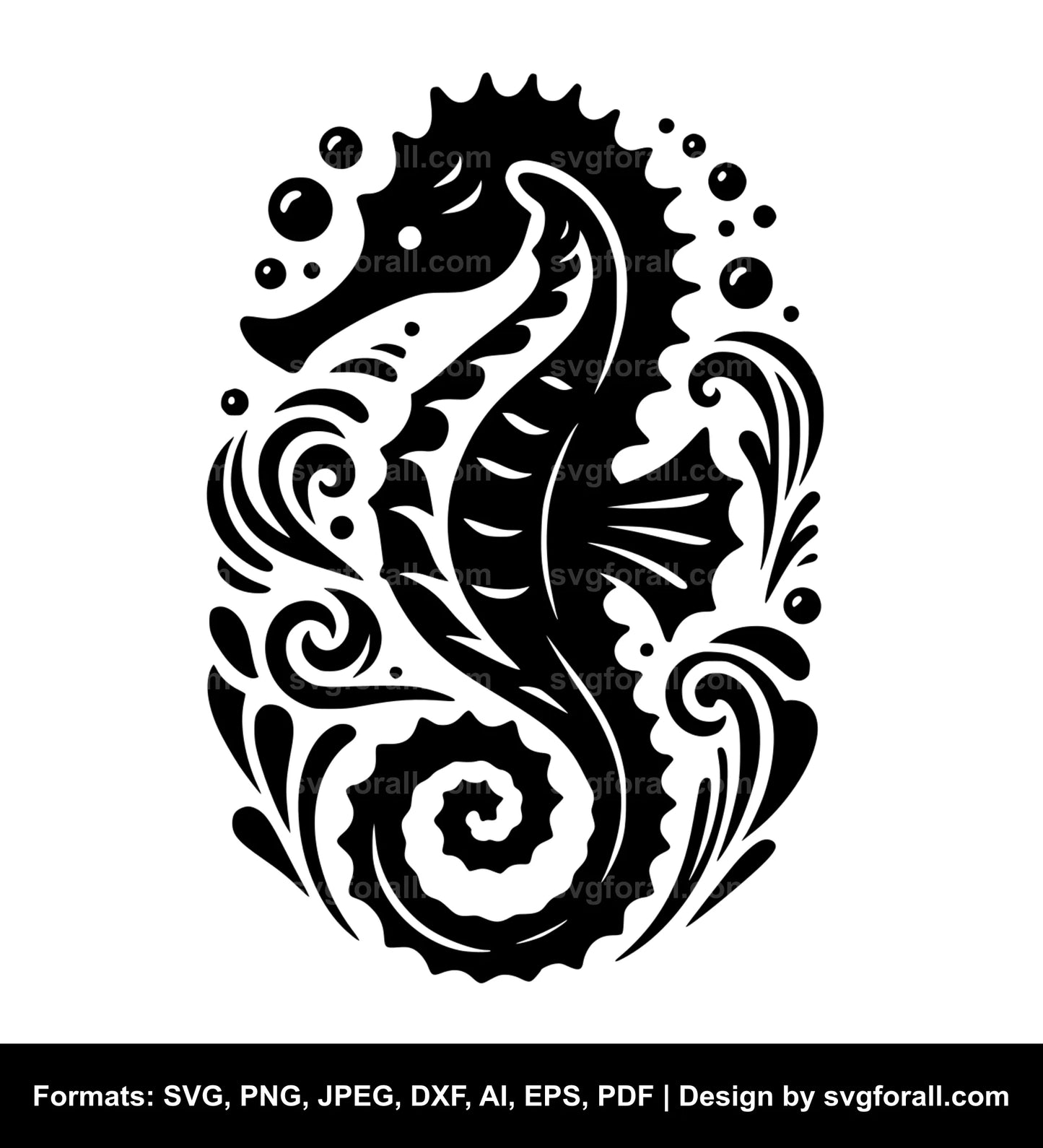 Seahorse SVG Clipart