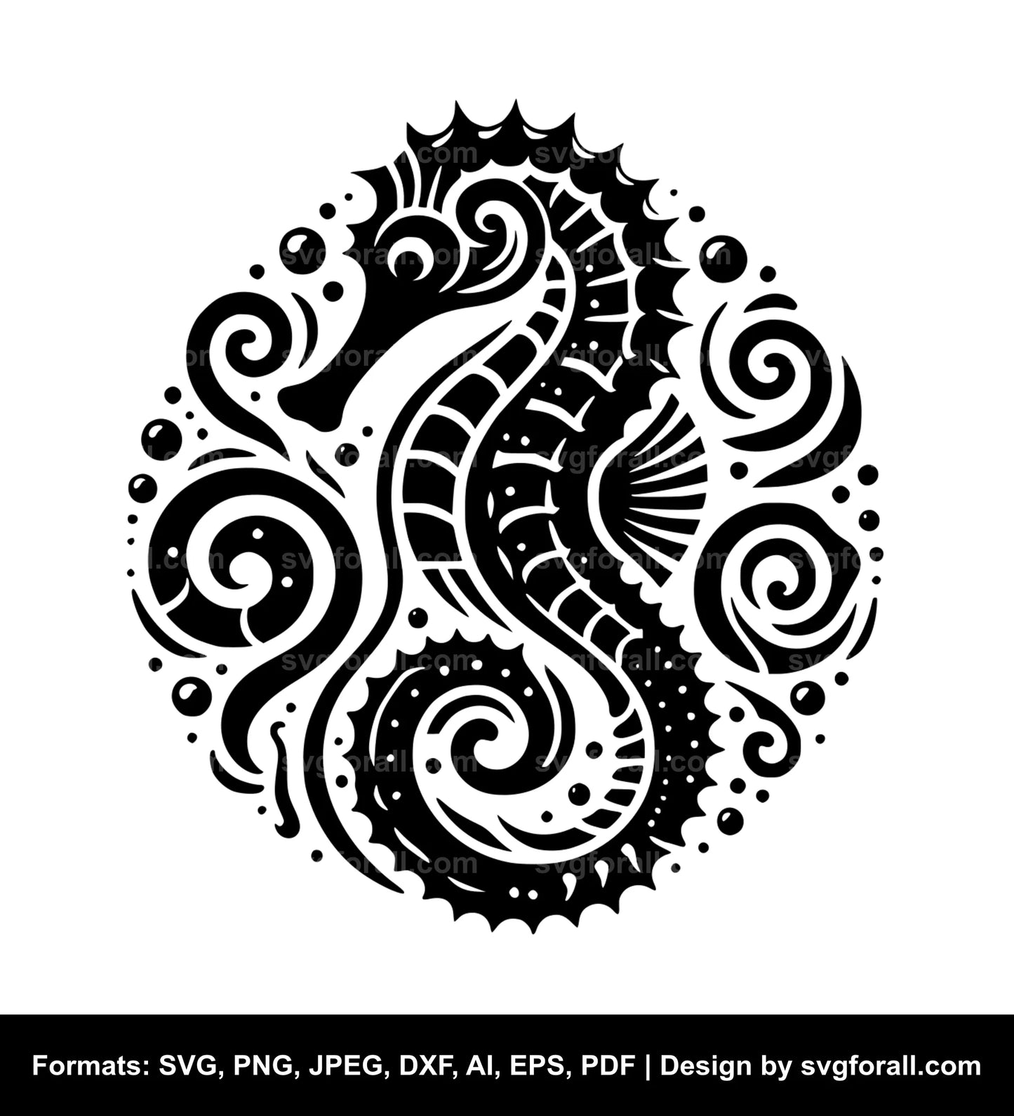 Seahorse SVG Download