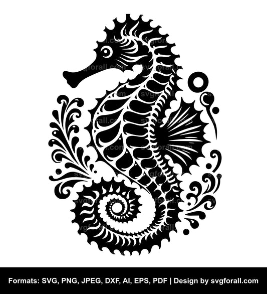 Seahorse SVG PNG Image