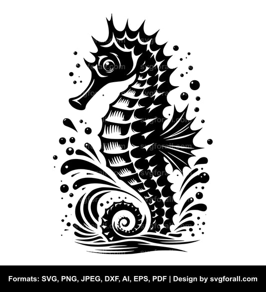 Seahorse Vector SVG