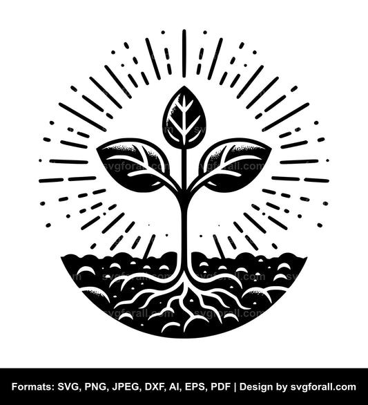 Seedling Vector SVG