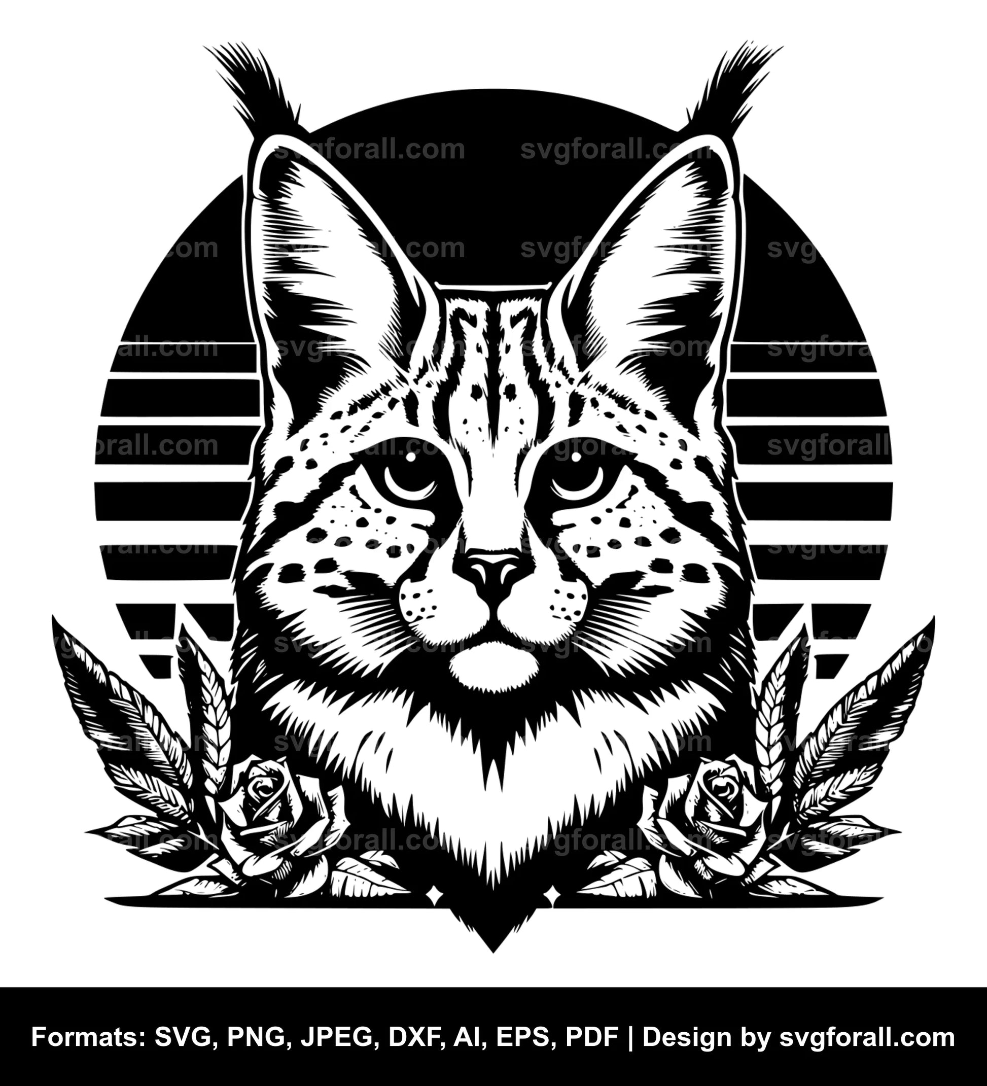 Serval SVG