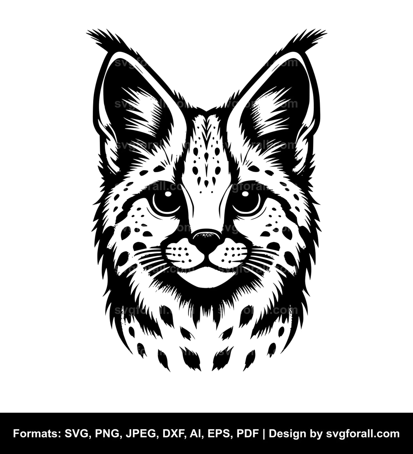 Serval SVG File