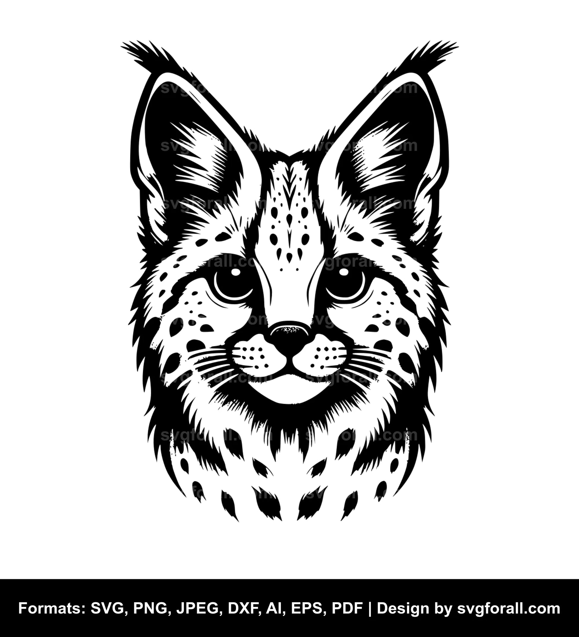 Serval SVG File