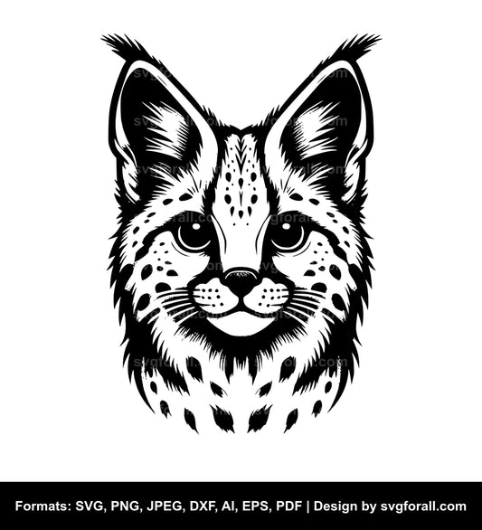 Serval SVG File