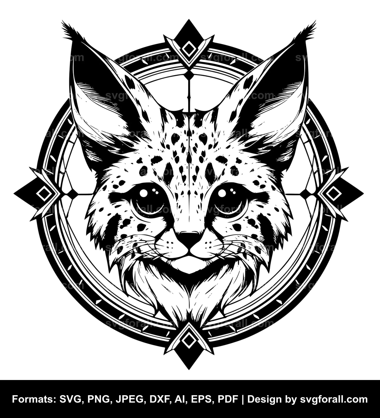 Serval SVG Vector