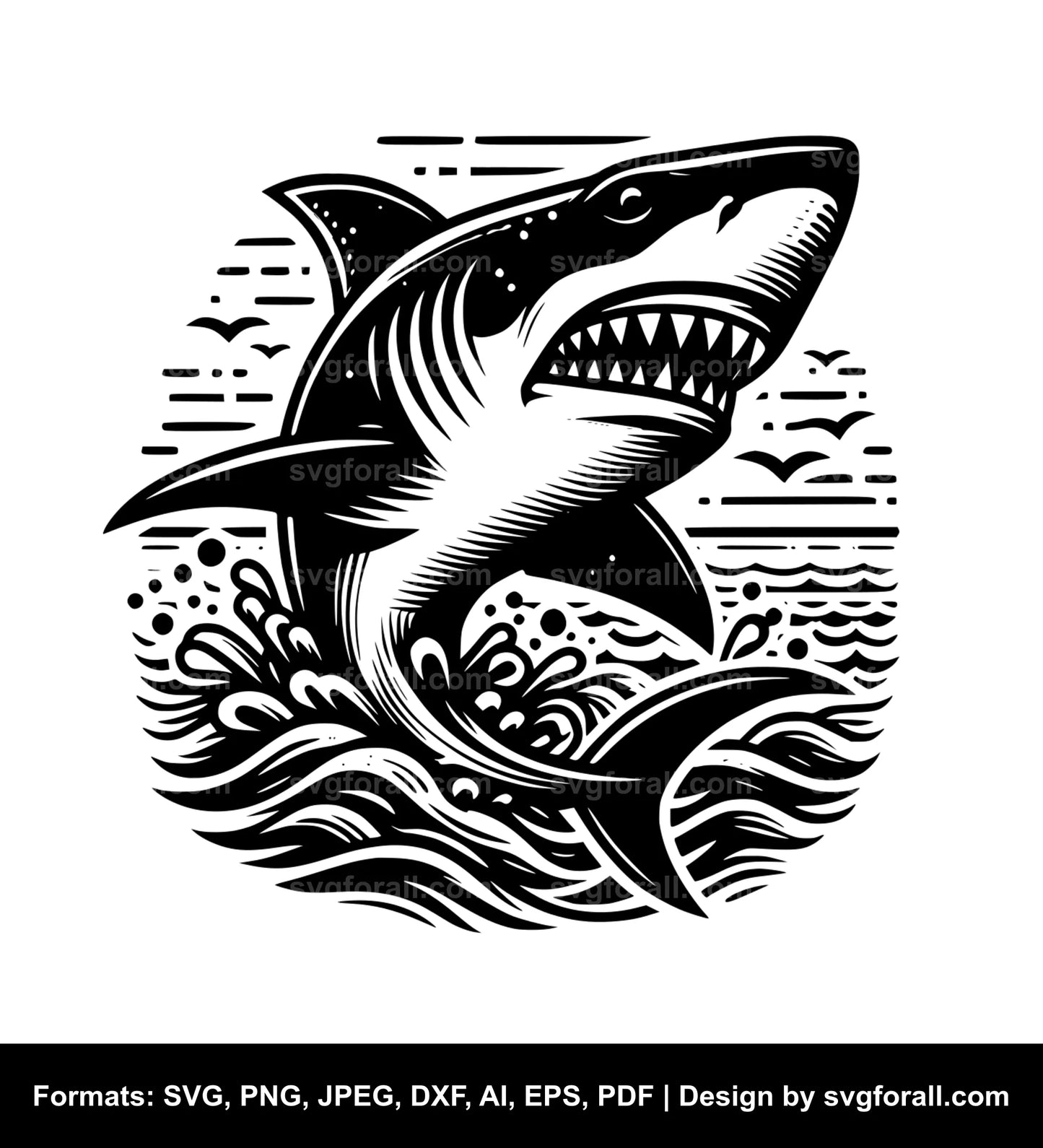 Shark SVG PNG