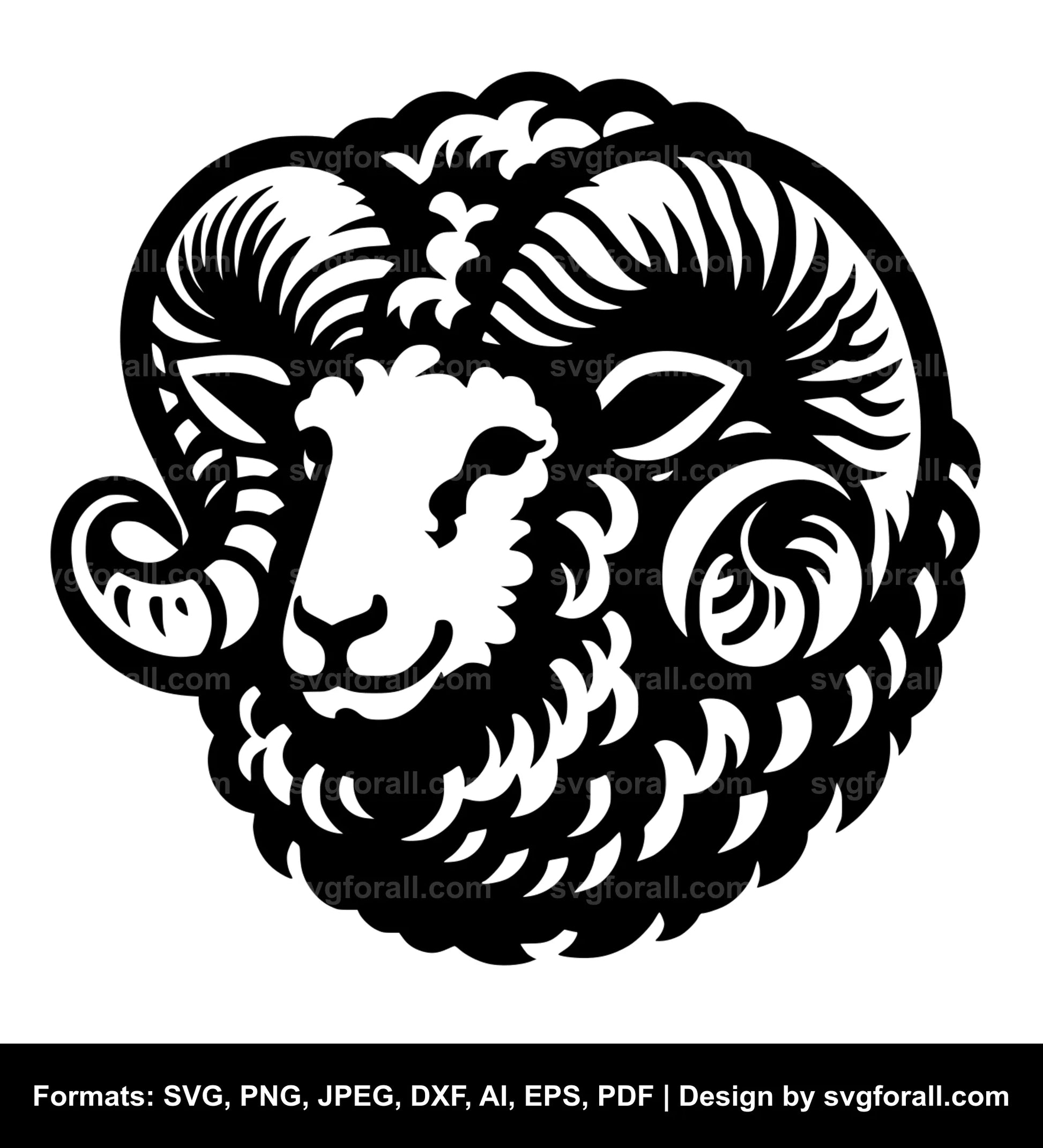 Sheep SVG Vector