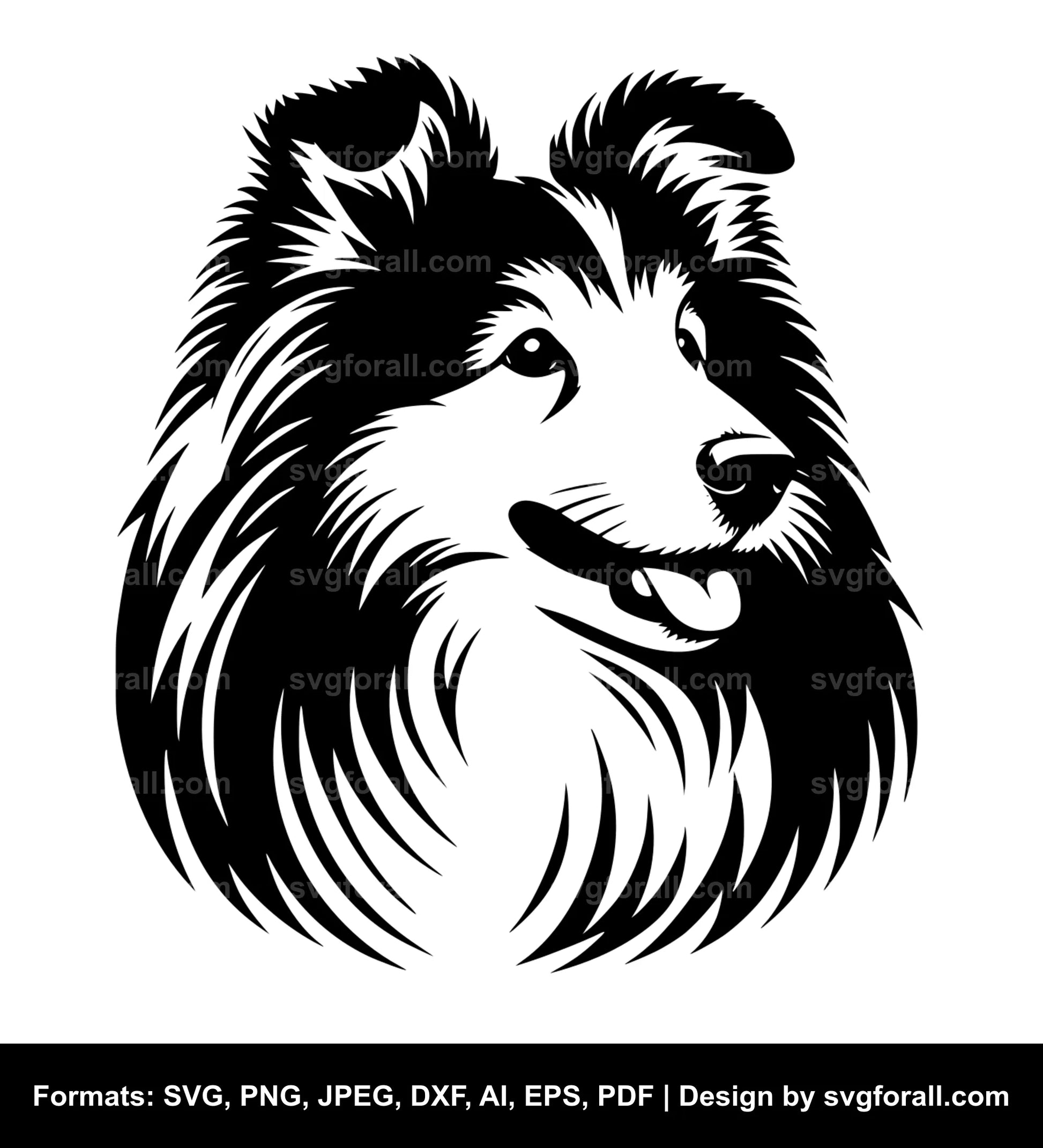 Shetland Sheepdog Dog SVG PNG