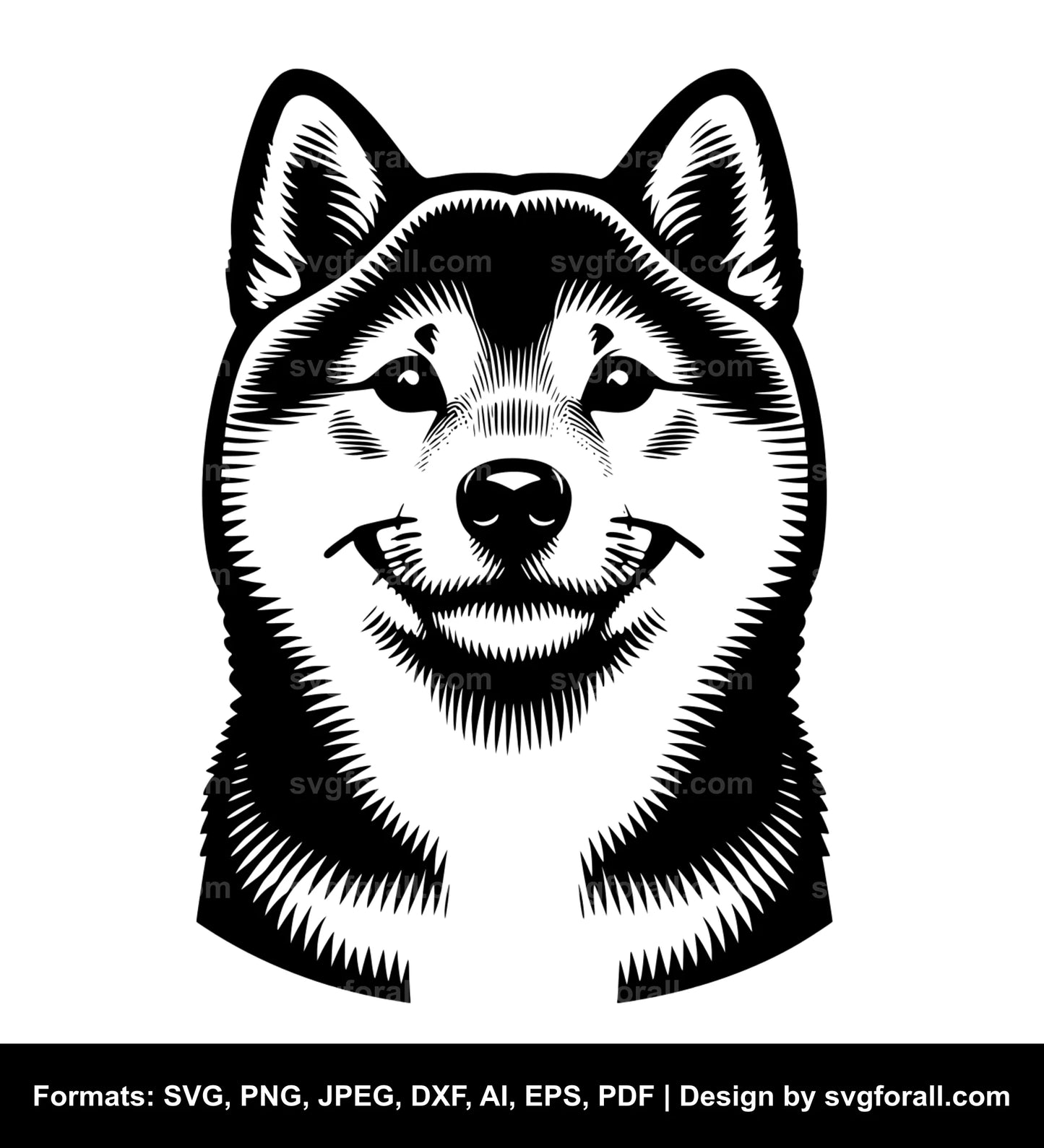 Shiba Inu Dog SVG Vector