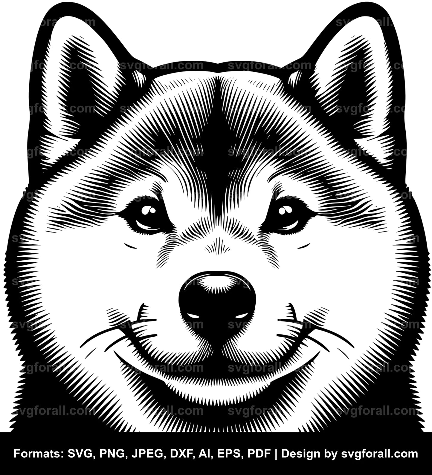 Shiba Inu Dog Vector SVG