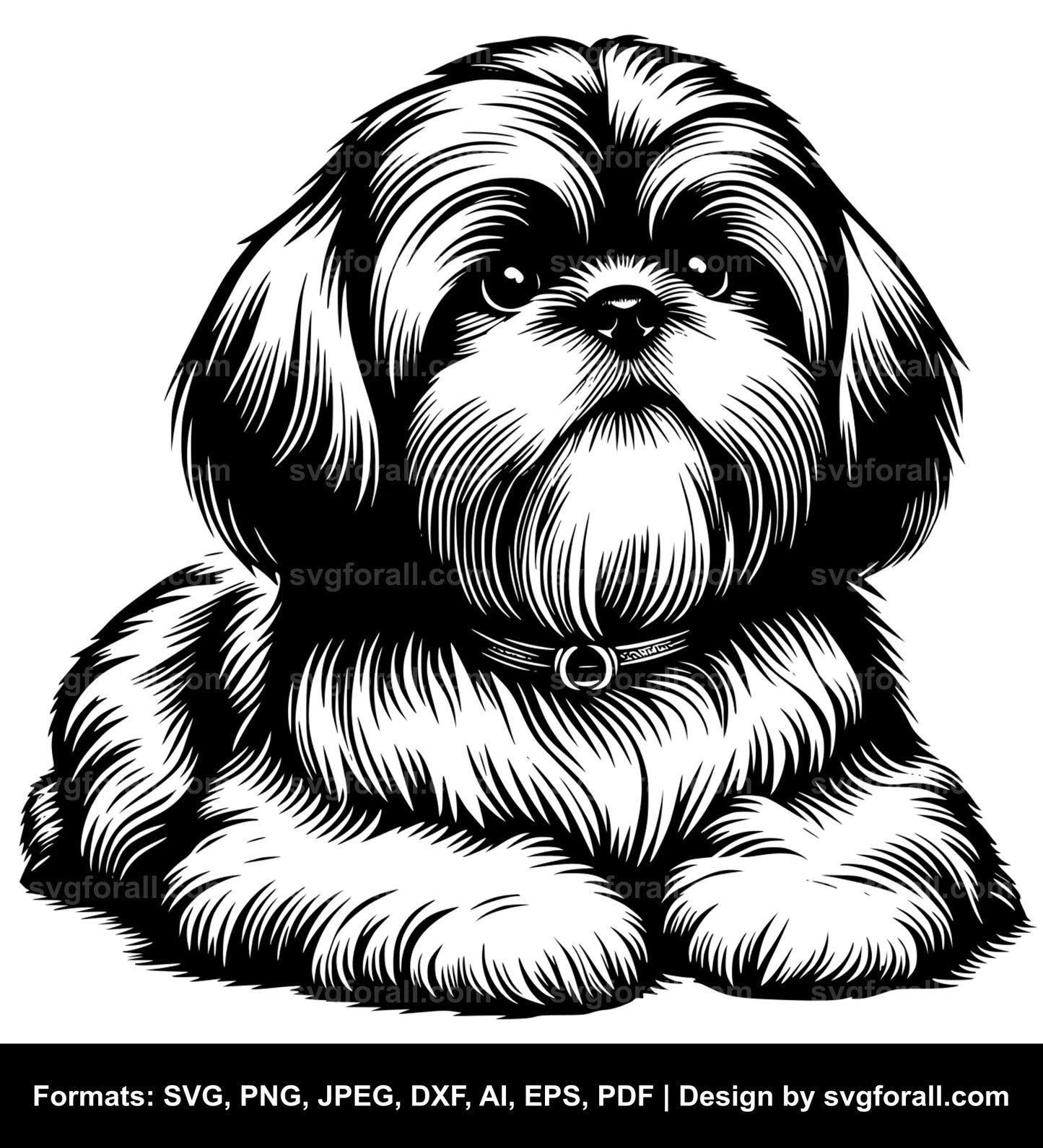 Shih Tzu Dog Cricut SVG