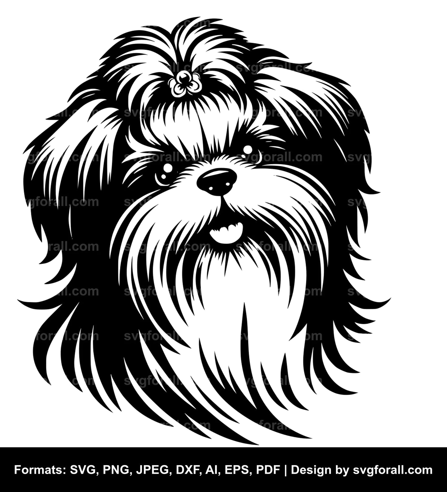 Shih Tzu Dog SVG File