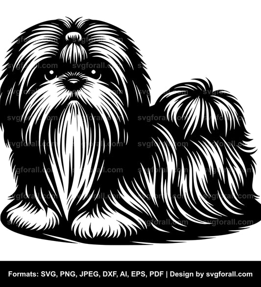 Shih Tzu Dog SVG PNG