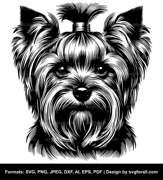 Silky Terrier Dog SVG