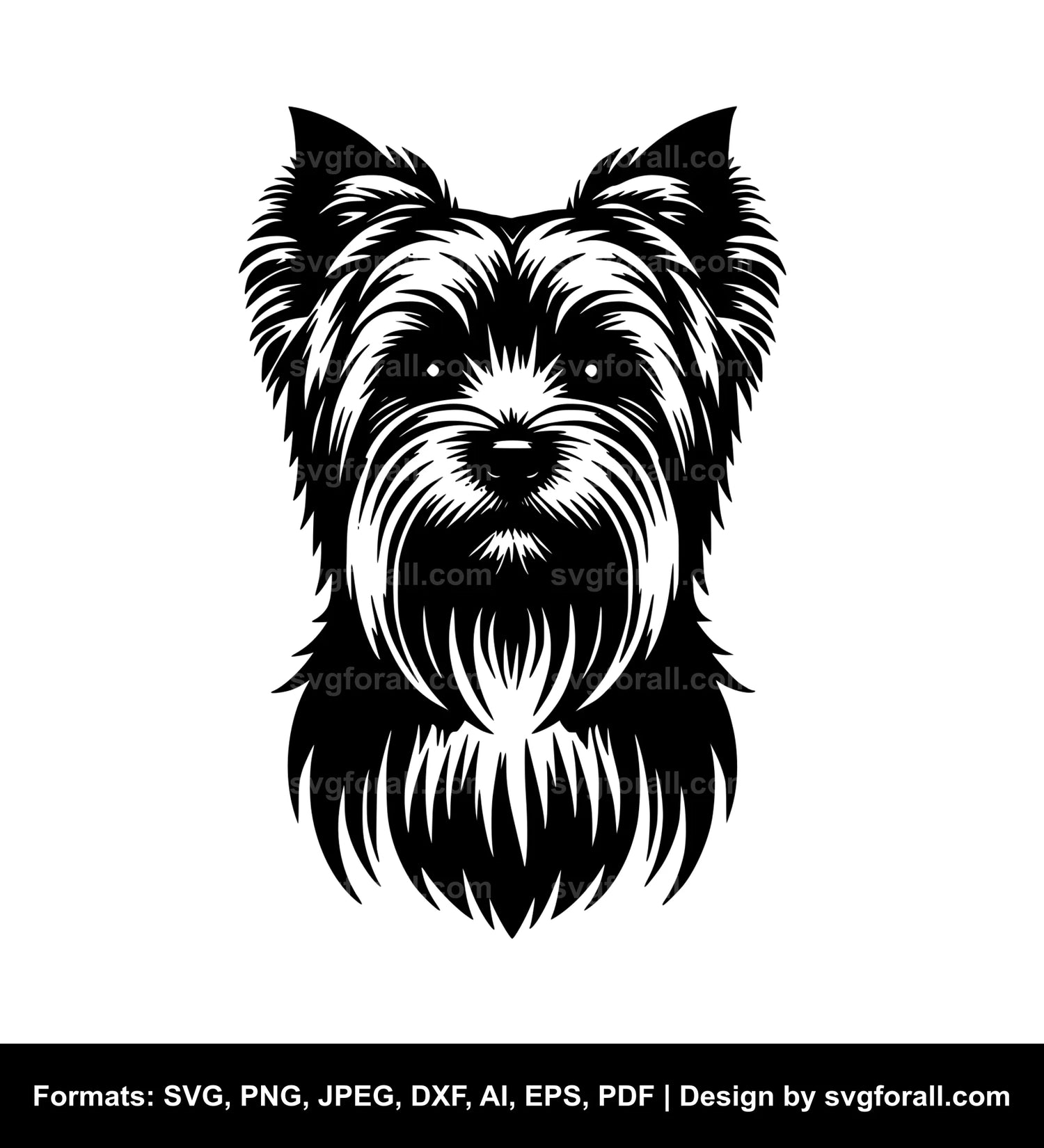 Silky Terrier Dog SVG Design