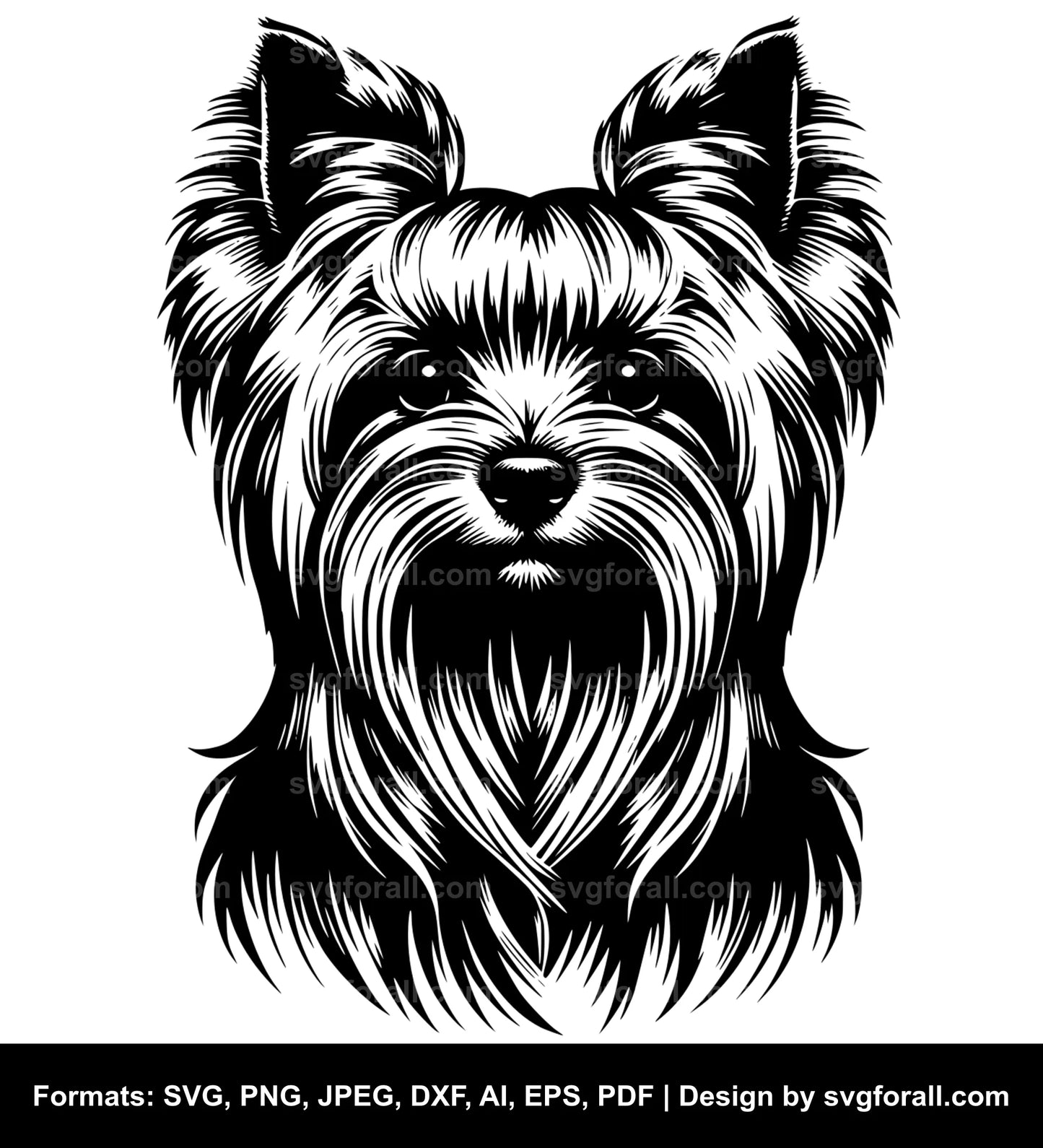 Silky Terrier Dog SVG File