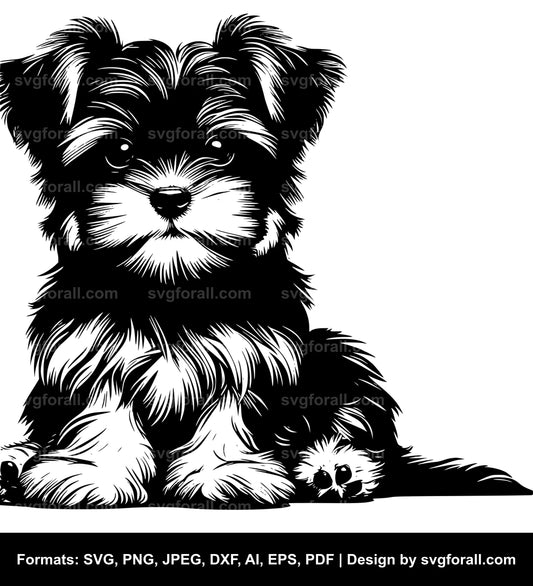 Sitting Dog SVG File