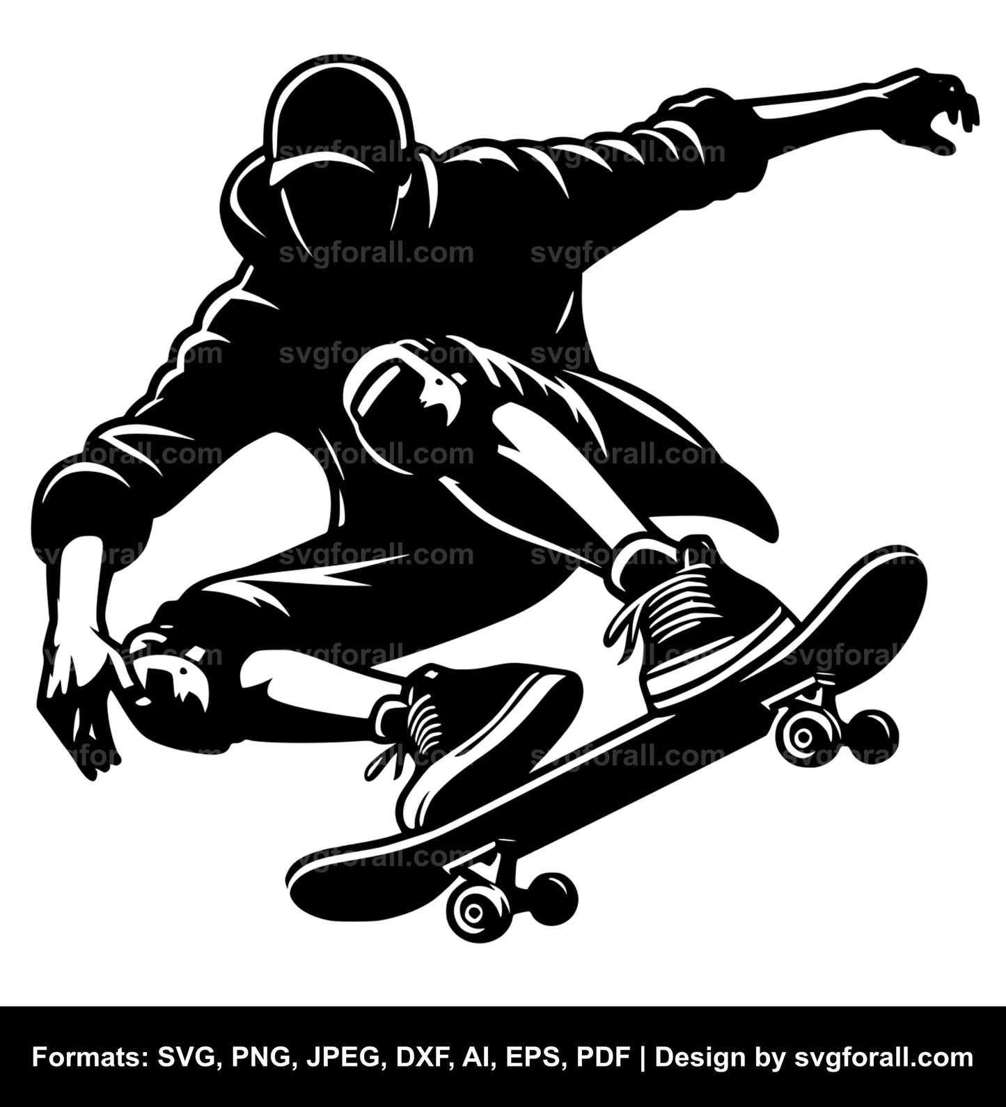 Skater SVG Vector