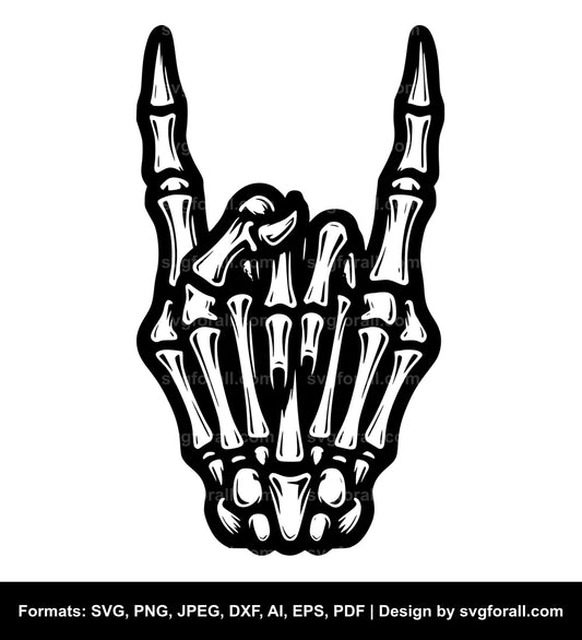 Skeleton Finger SVG File