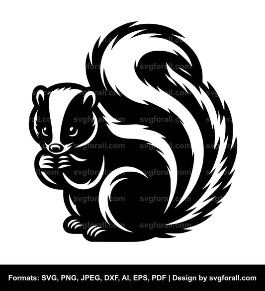 Skunk SVG Vector