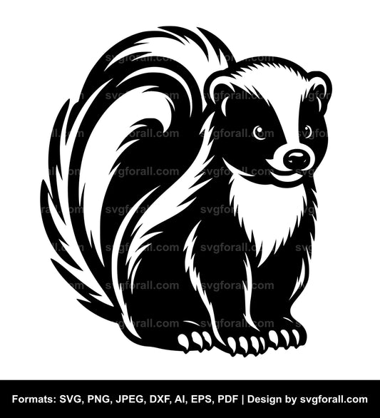 Skunk Vector SVG