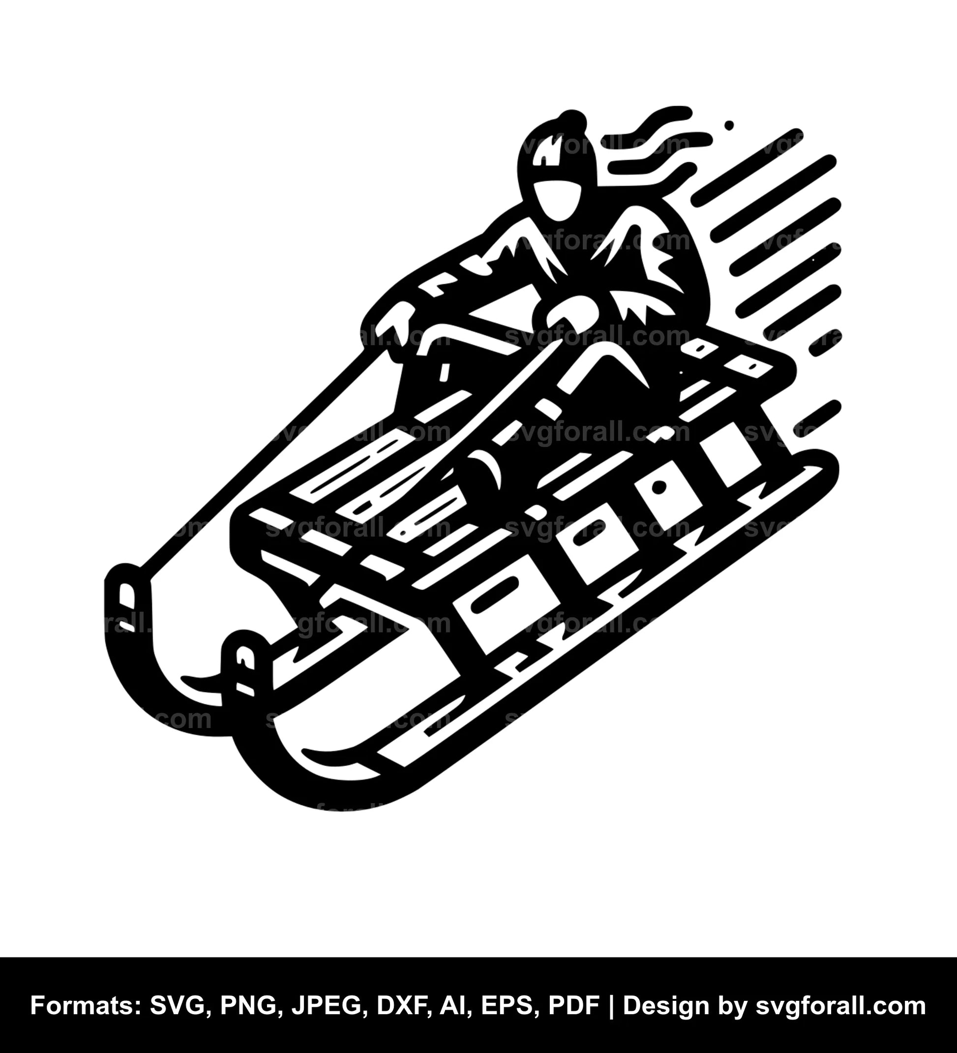 Sled SVG Vector