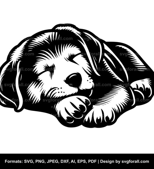 Sleeping Dog SVG