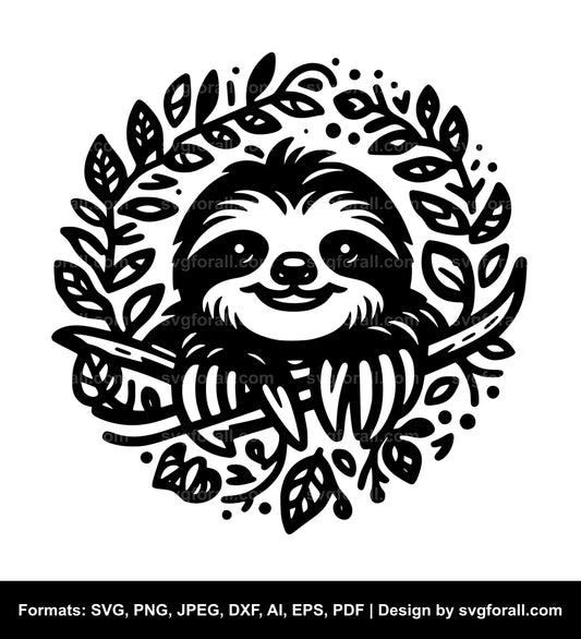 Sloth Cricut SVG