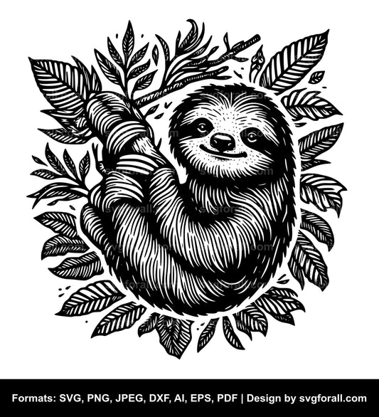 Sloth SVG Design