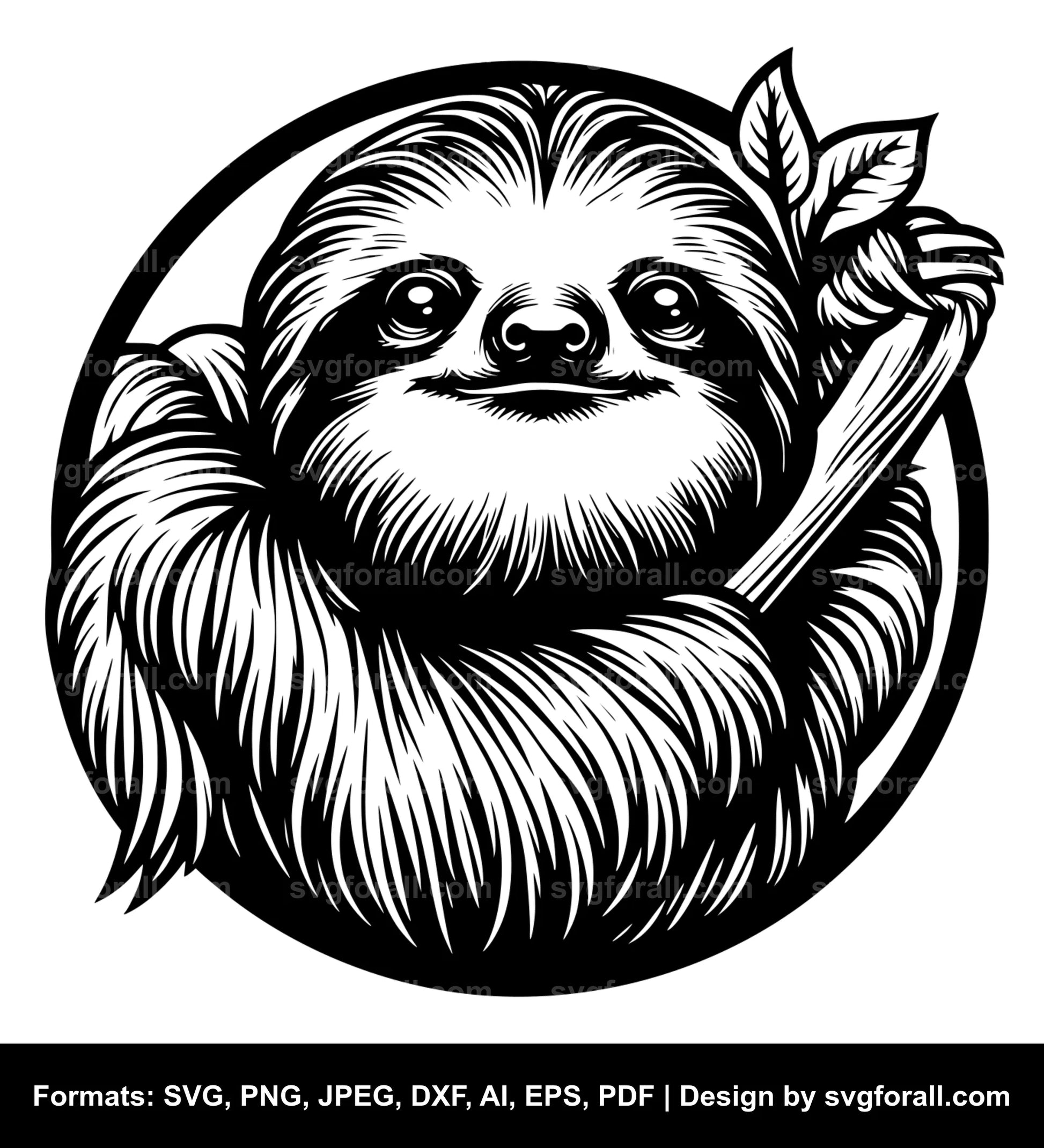 Sloth SVG PNG