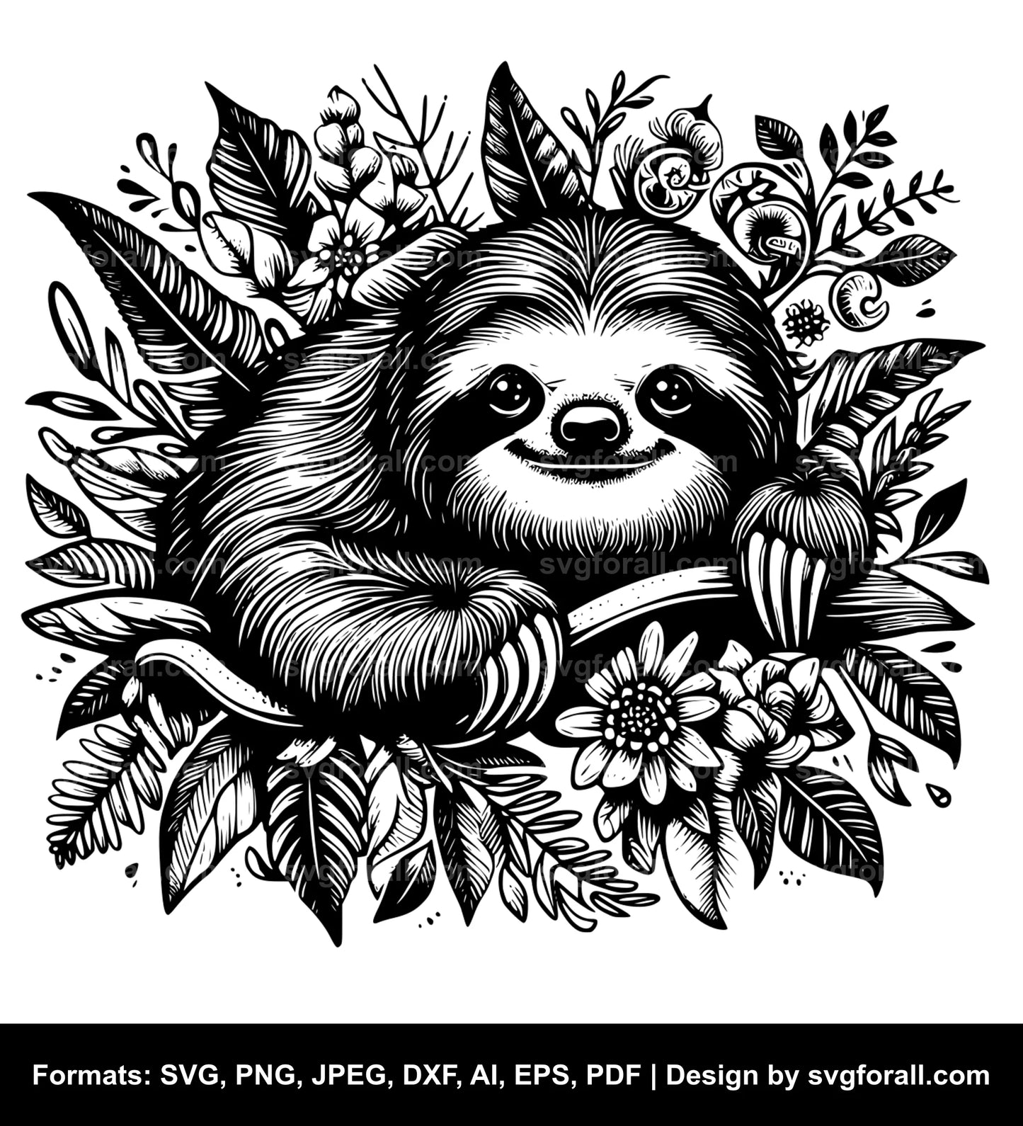 Sloth Vector SVG