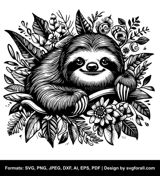 Sloth Vector SVG