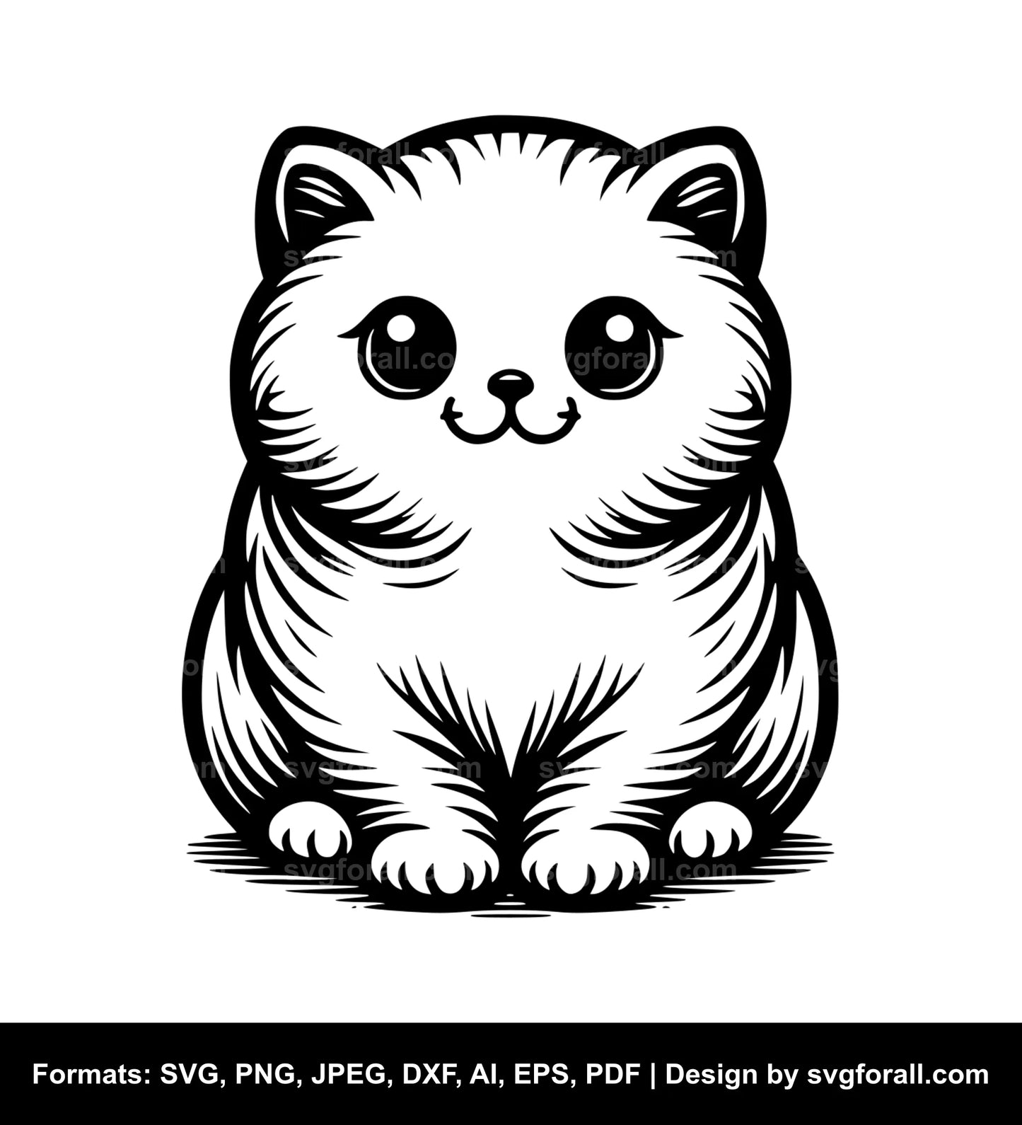 Small Cat SVG File