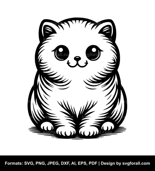 Small Cat SVG File