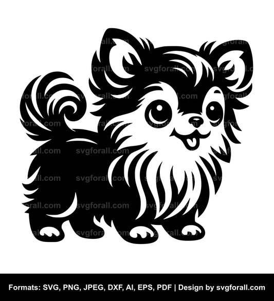 Small Dog SVG Vector