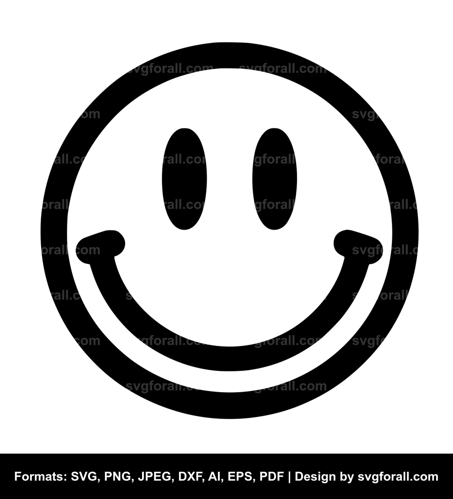 Smiling Face SVG File