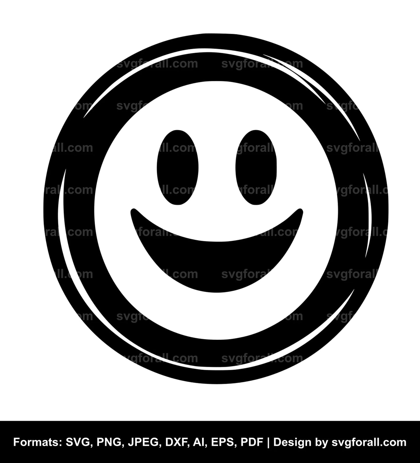 Smiling Ghost Vector SVG