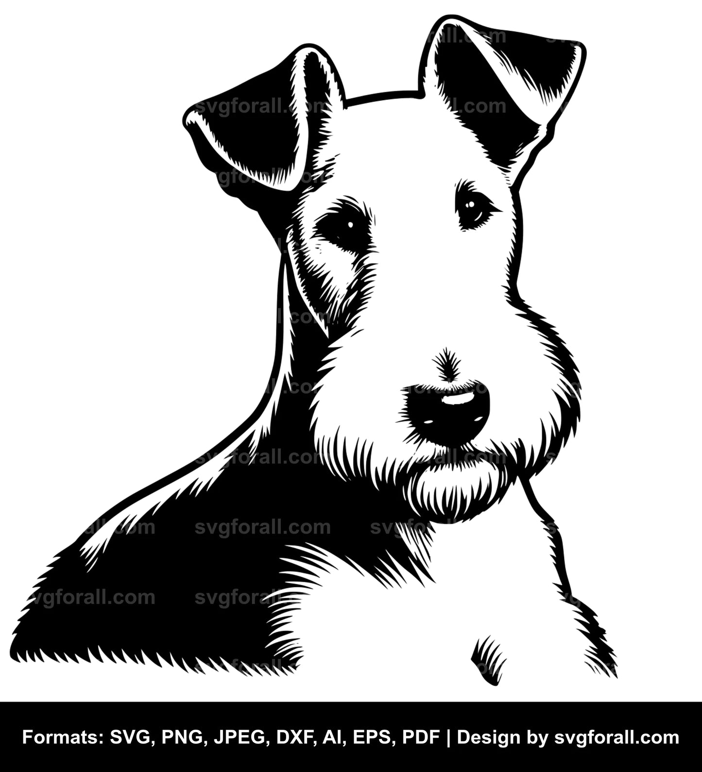 Smooth Fox Terrier Dog SVG