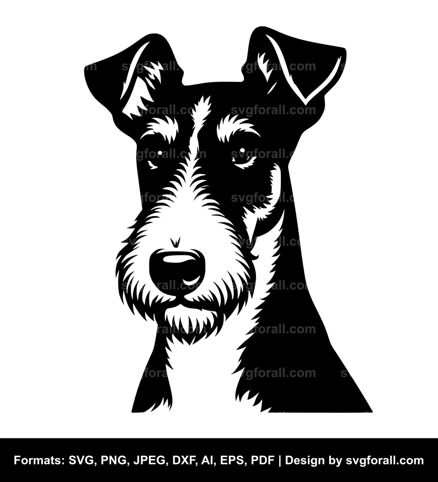 Smooth Fox Terrier Dog SVG File