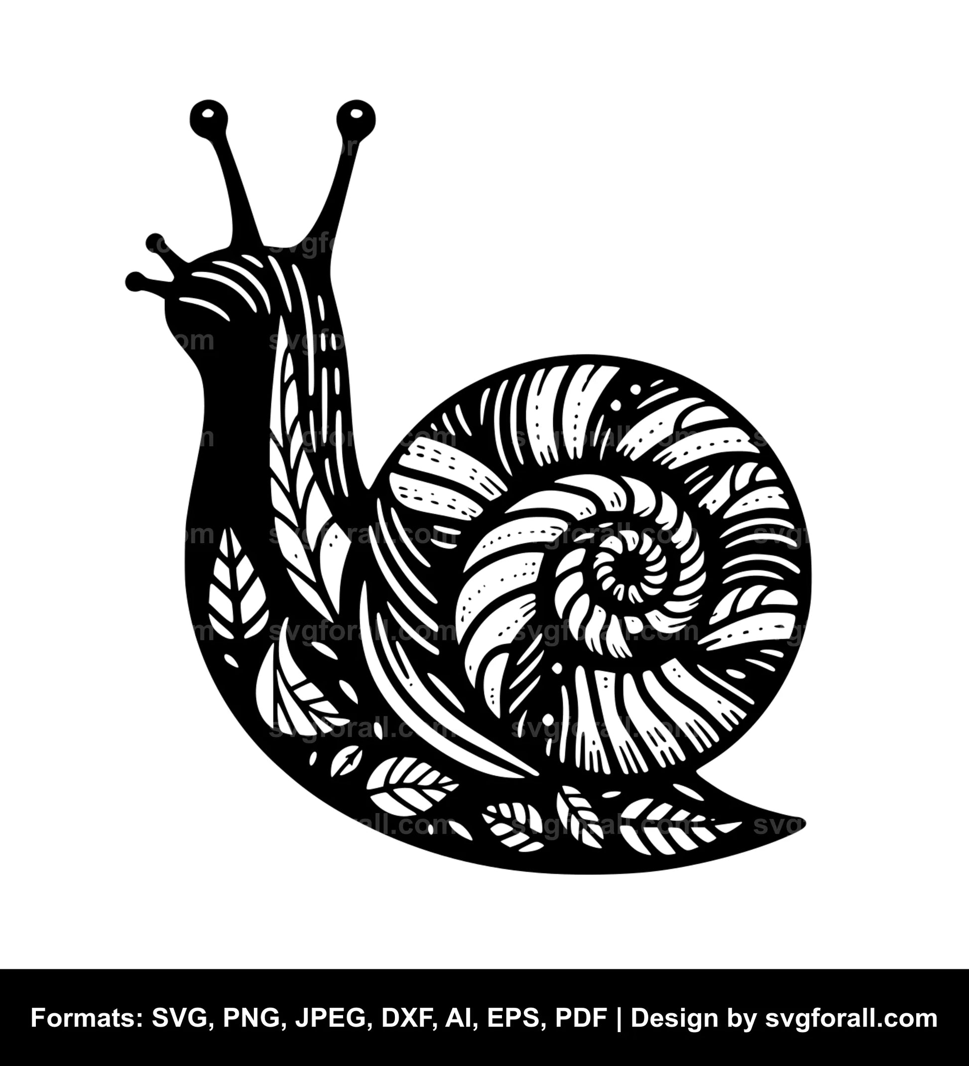 Snail Cricut SVG