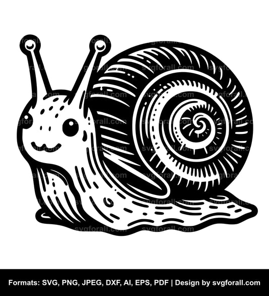 Snail SVG Design