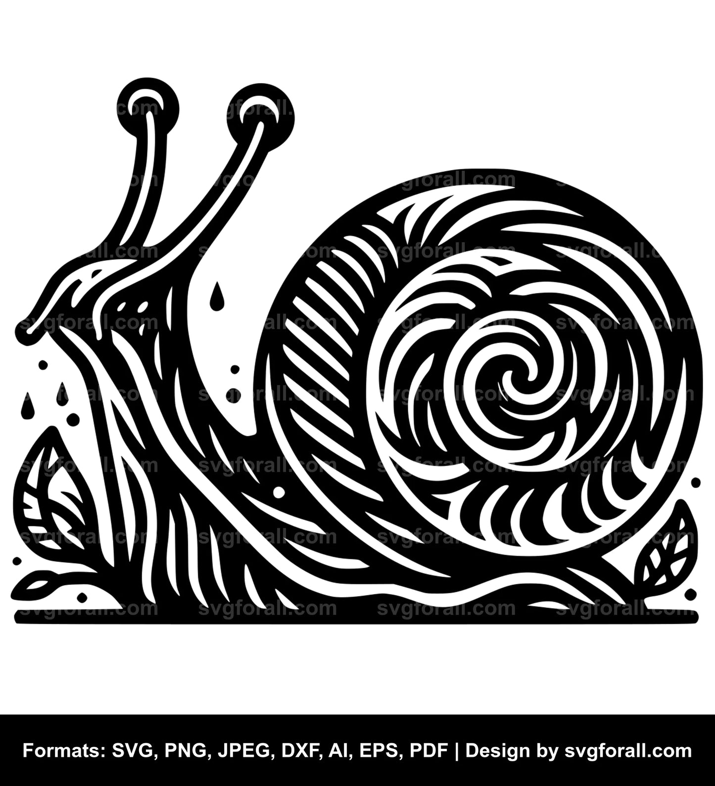 Snail SVG File