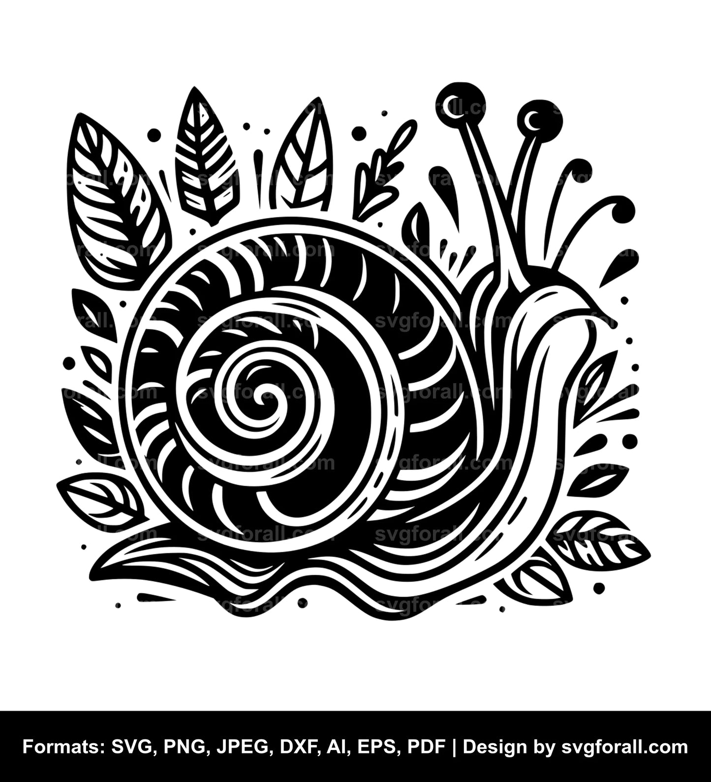 Snail SVG PNG