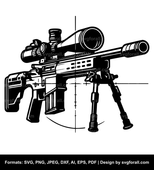 Sniper Black SVG