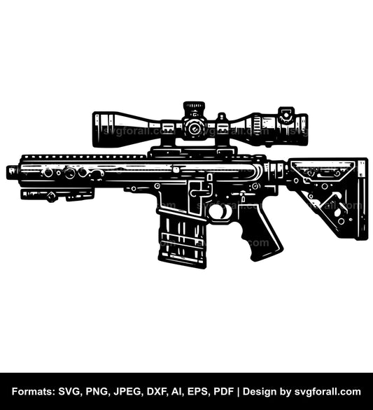 Sniper SVG File