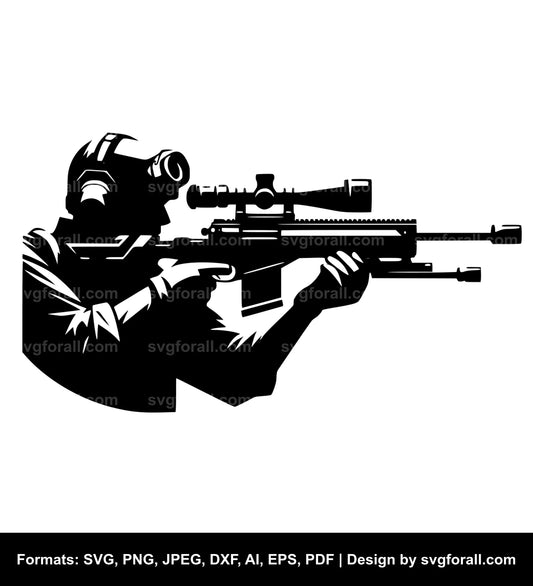 Sniper SVG PNG